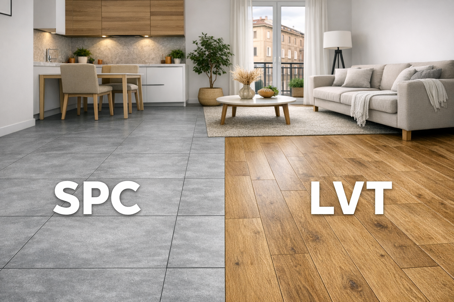 Differenza tra SPC e LVT: quale pavimento scegliere a Trieste